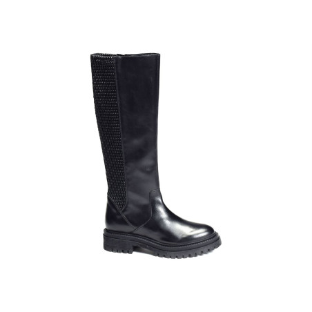 D IRIDEA J Noir, Bottes Geox