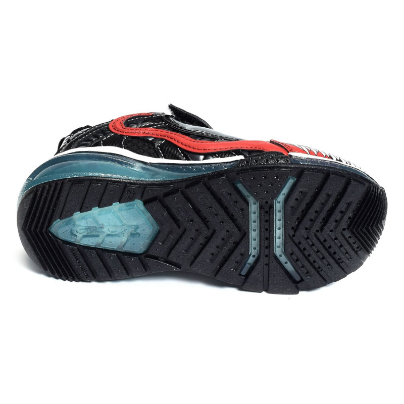 J BAYONYC BC Noir Rouge, Baskets running Geox