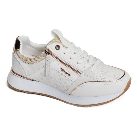 23726 BIS Blanc, Baskets running Tamaris