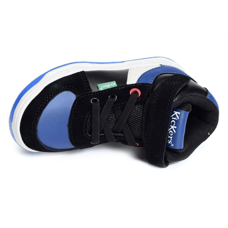 KICKALIEN Noir Bleu, Baskets montantes Kickers