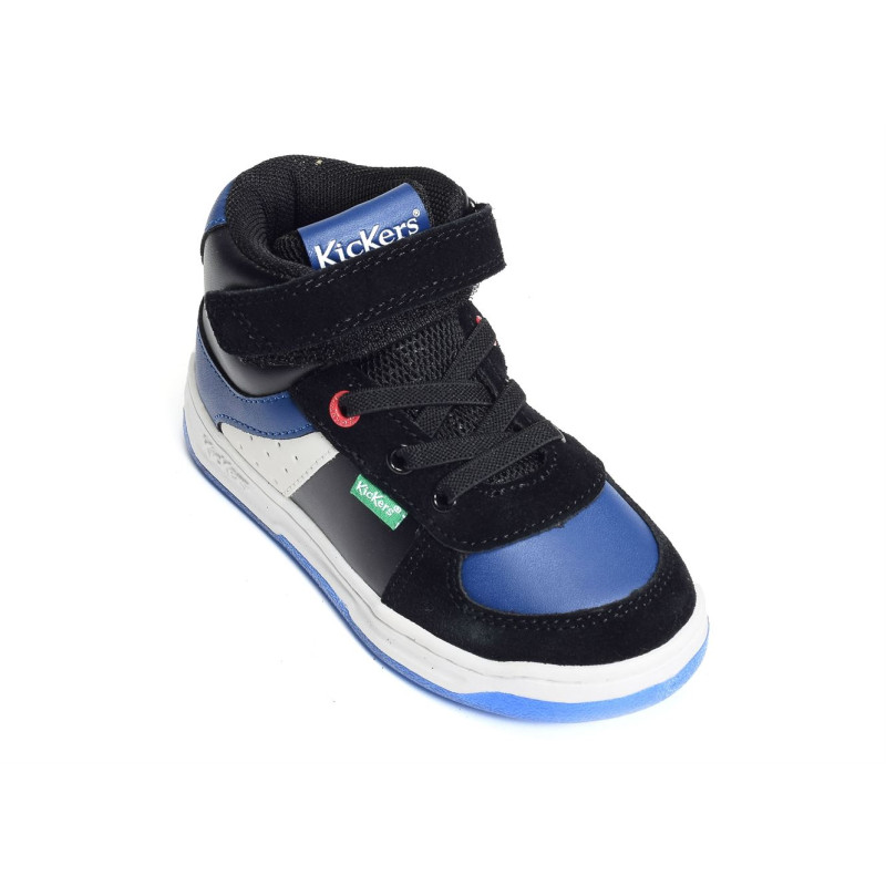 KICKALIEN Noir Bleu, Baskets montantes Kickers