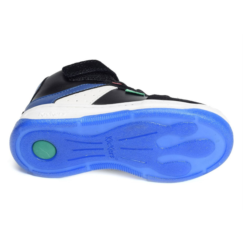 KICKALIEN Noir Bleu, Baskets montantes Kickers