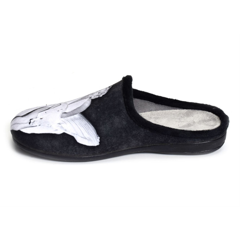 6528 Noir, Mules La Maison de l'Espadrille