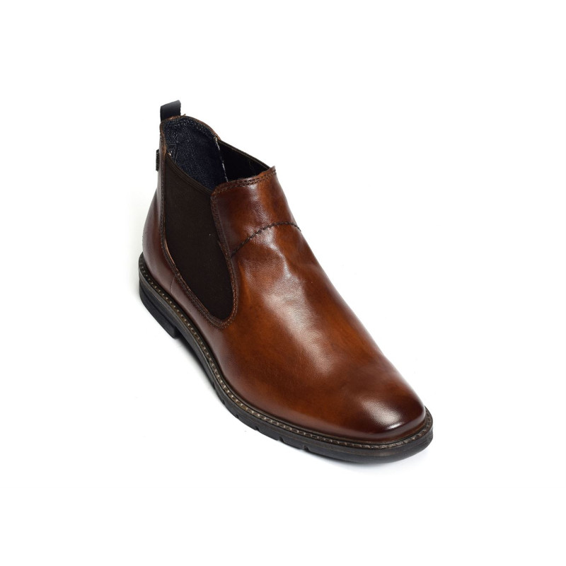 MERLO A9E63 Cognac, Chelsea boots Bugatti