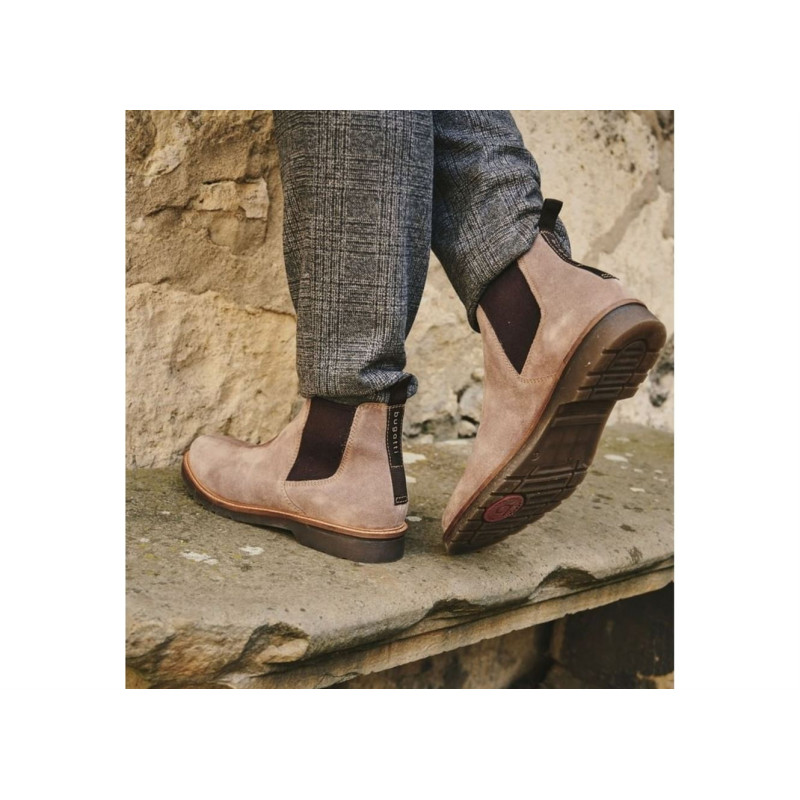 ZELI A5P34 Taupe, Chelsea boots Bugatti