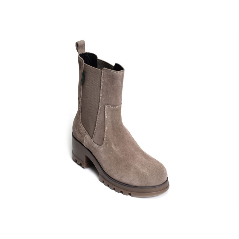 KICK HAPPY Taupe, Chelsea boots Kickers