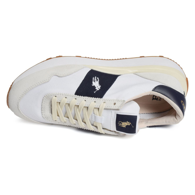 TRAIN 89 Blanc, Baskets running Polo Ralph Lauren