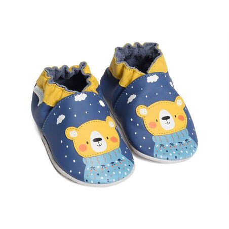 SNOW BEAR Bleu, Ballerines Robeez