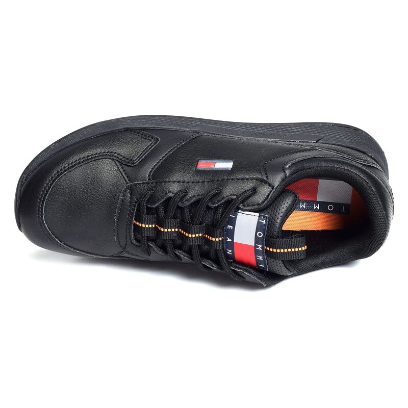 TOMMY JEANS FLEXI RUNNER 1080 Noir, Sneakers basses Tommy Hilfiger