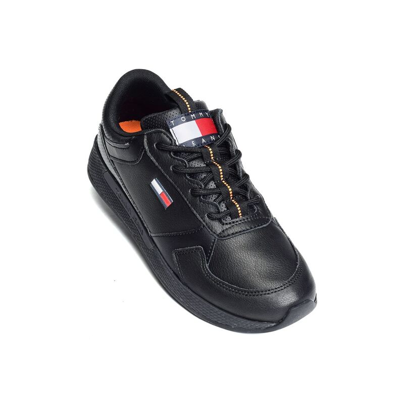 TOMMY JEANS FLEXI RUNNER 1080 Noir, Sneakers basses Tommy Hilfiger