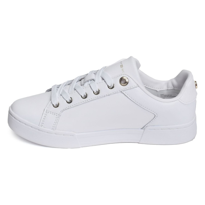 EMBOSSED MONOGRAM SNEAKER 6735 Blanc, Sneakers basses Tommy Hilfiger