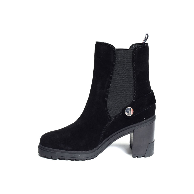 OUTDOOR HIGH HEEL BOOT 6739 Noir, Bottines Tommy Hilfiger