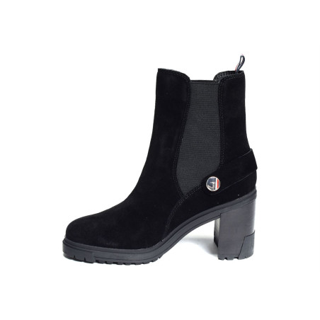 OUTDOOR HIGH HEEL BOOT 6739 Noir, Bottines Tommy Hilfiger