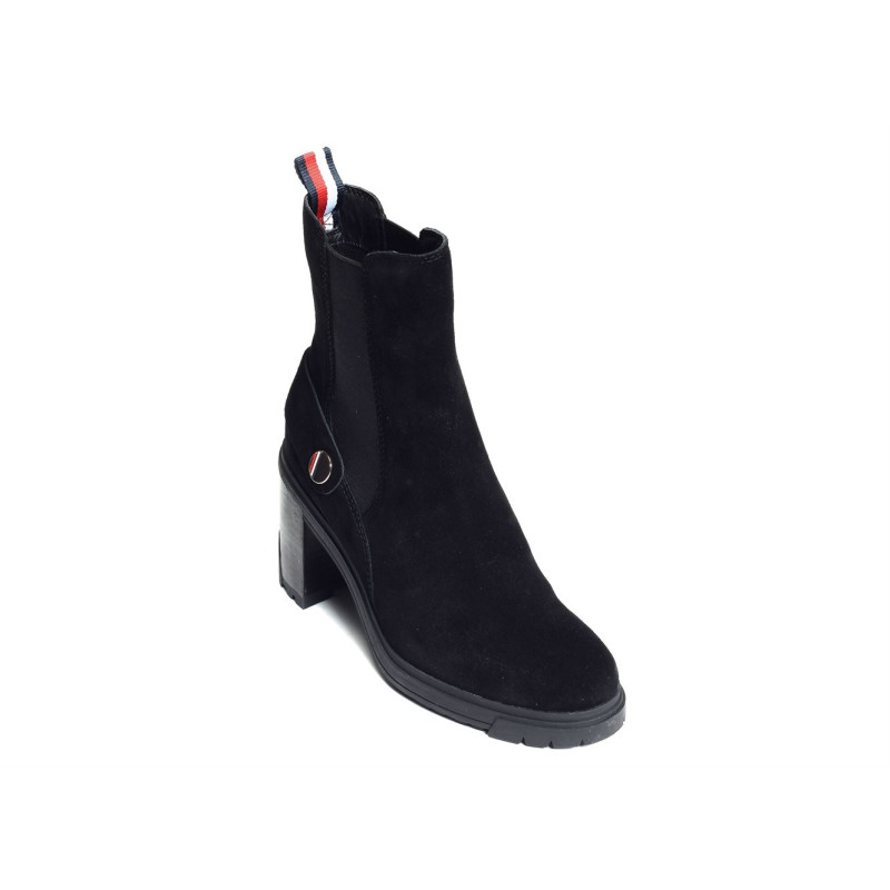 OUTDOOR HIGH HEEL BOOT 6739 Noir, Bottines Tommy Hilfiger