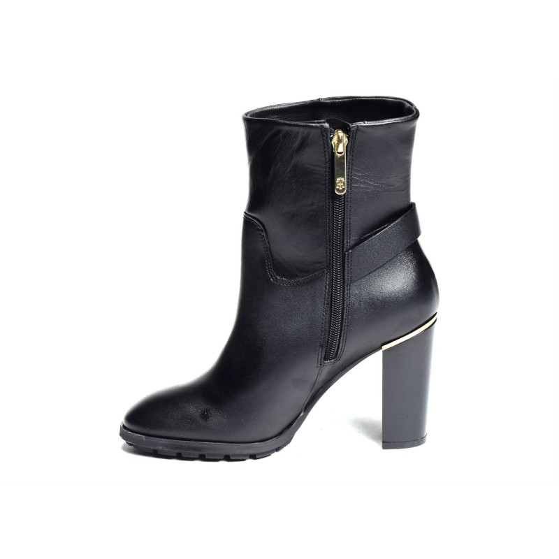 BELT HIGH HEEL BOOT 6768 Noir, Bottines Tommy Hilfiger