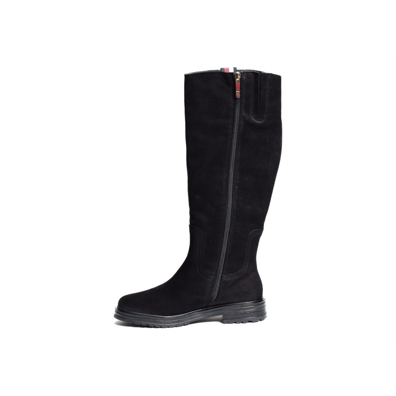 TH COIN LONGBOOT 7049 Noir, Bottes Tommy Hilfiger