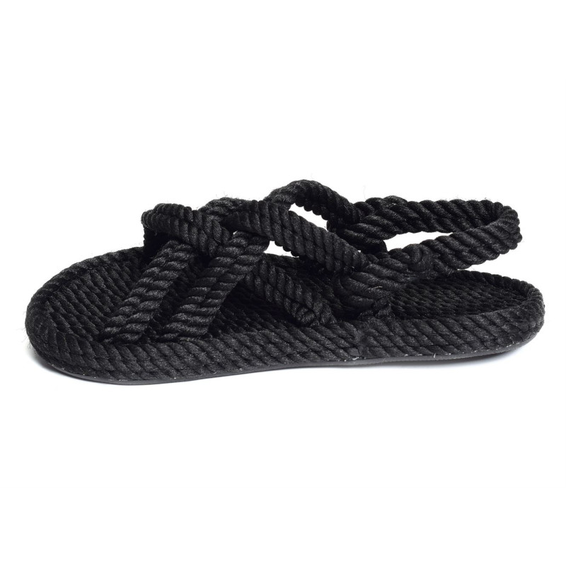 BODRUM SANDALS Noir, Sandales plates Bohonomad