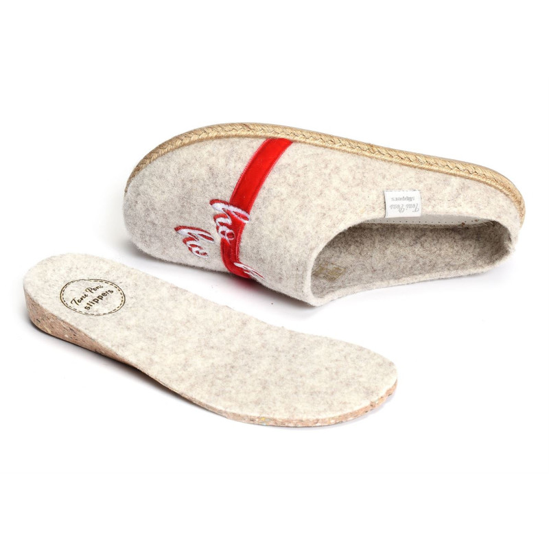 DELI EF Beige Rouge, Mules Toni Pons