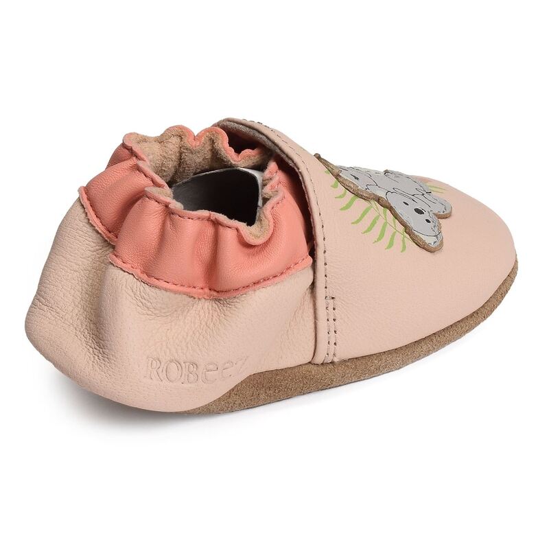 QUEEN KOALA Rose Gris, Ballerines Robeez