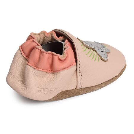 QUEEN KOALA Rose Gris, Ballerines Robeez