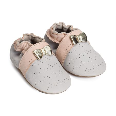 HAPPY MOOD Gris Rose, Ballerines Robeez