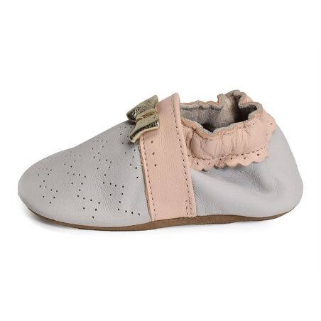 HAPPY MOOD Gris Rose, Ballerines Robeez