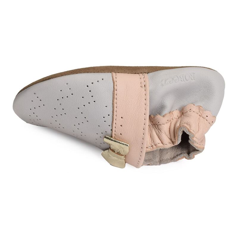 HAPPY MOOD Gris Rose, Ballerines Robeez