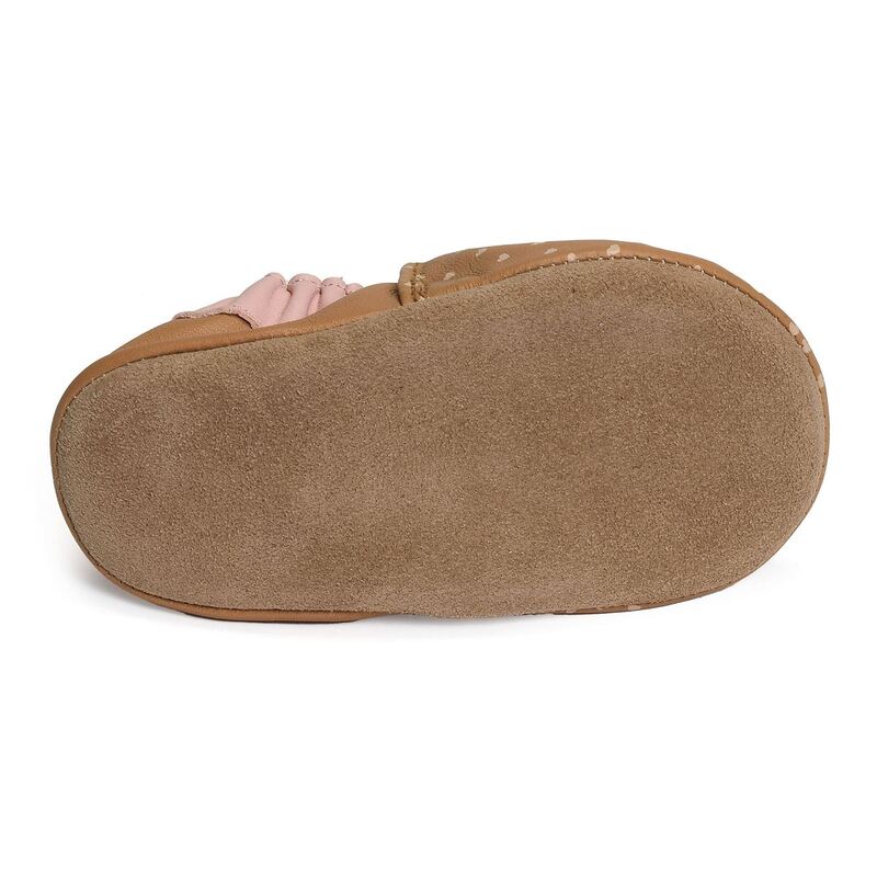 COFFRET NAISSANCE SWEET SHEEP Camel Rose, Ballerines Robeez