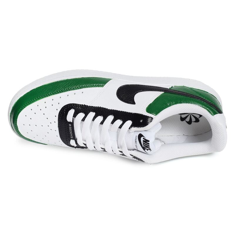 COURT VISION LOW CELTICS Blanc Vert, Sneakers basses Nike