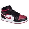 AIR JORDAN MID Noir Bordeaux, Baskets montantes Nike