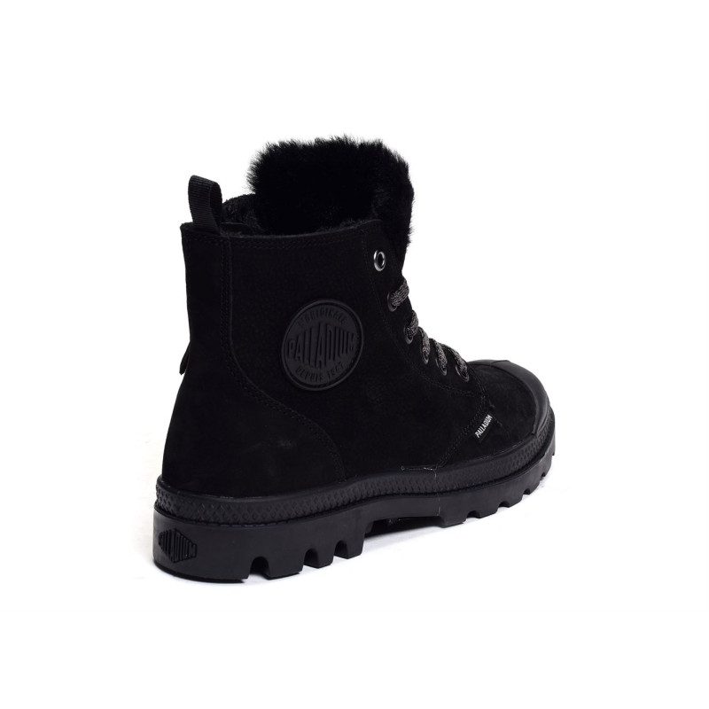 PAMPA HI ZIP Noir, Boots Palladium