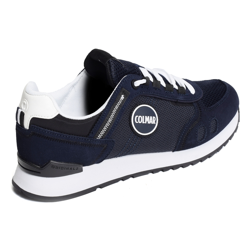 TRAVIS SPORT BOLD Marine Blanc, Baskets running Colmar