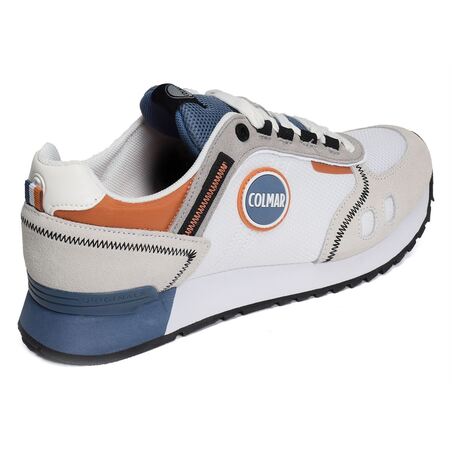 TRAVIS SPORT COLORS Blanc Bleu, Baskets running Colmar