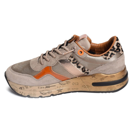 C1274 W Beige Orange, Sneakers basses Cetti