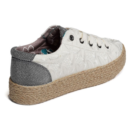 DG9050 Blanc, Espadrilles Café Noir