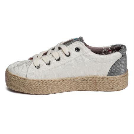 DG9050 Blanc, Espadrilles Café Noir