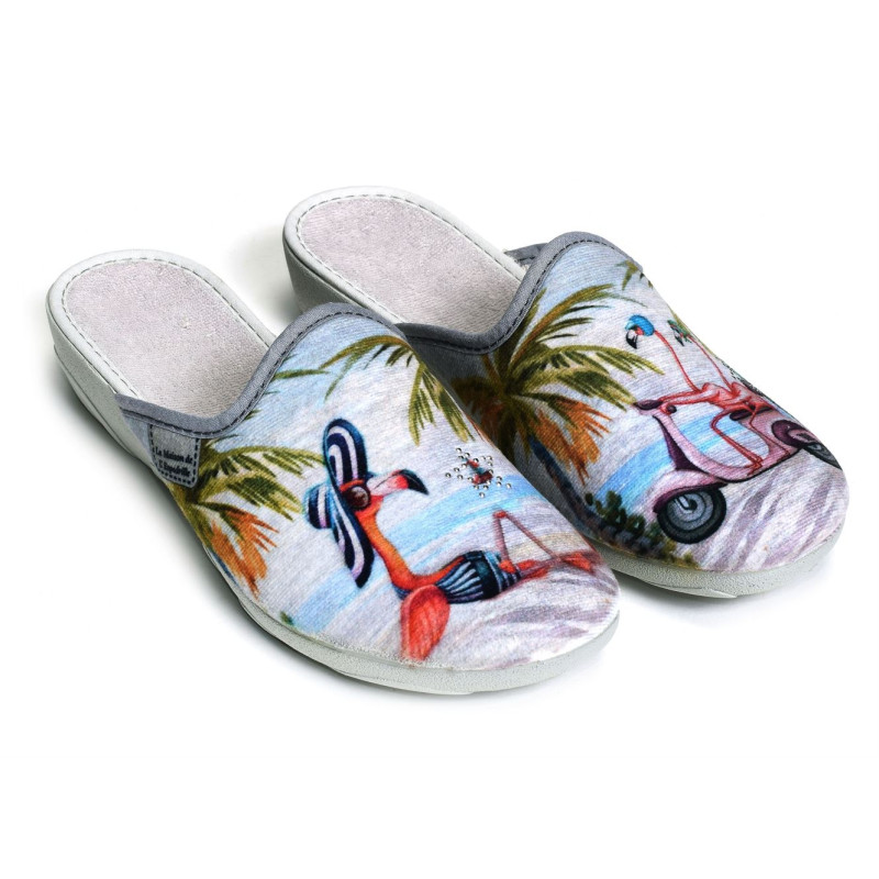 2041 Gris, Mules La Maison de l'Espadrille