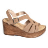 5520 Beige, Sandales compensées Patricia Miller