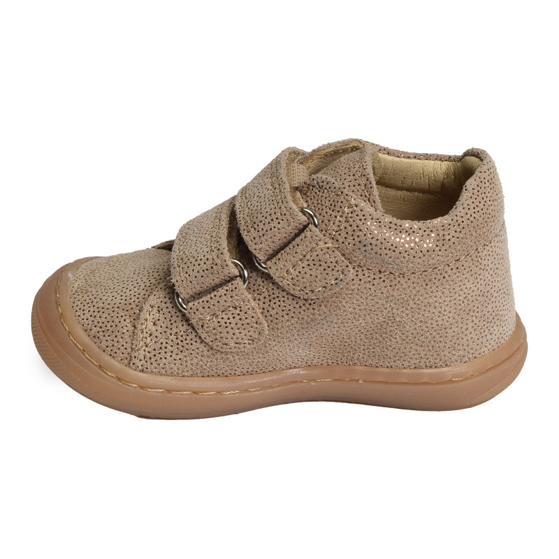 STELLA Beige, Chaussures à Scratch Bellamy