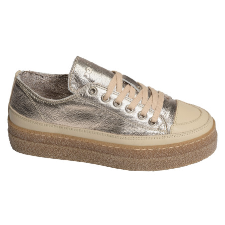 MYO PLATO Beige Platine, Sneakers basses Patgoa