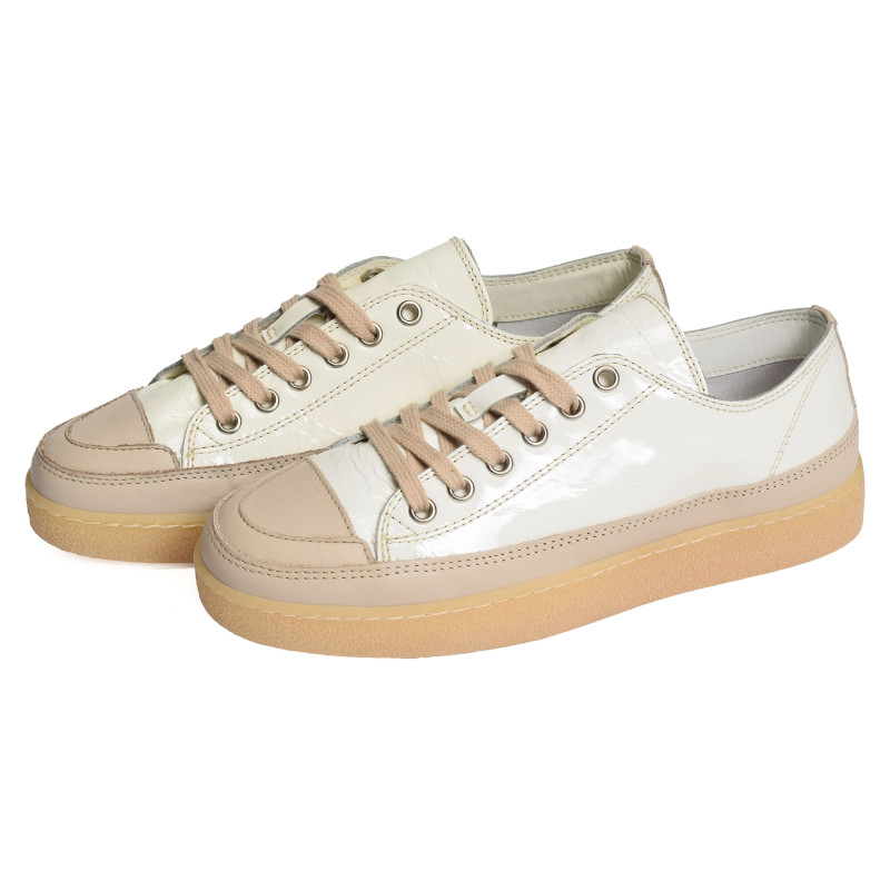 MYO Beige Blanc, Sneakers basses Patgoa