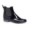 JAPTRI Noir Argent, Bottines Méduse