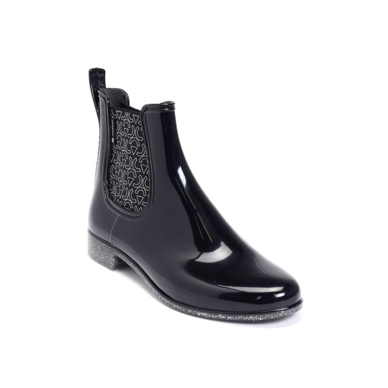 JAPTRI Noir Argent, Bottines Méduse