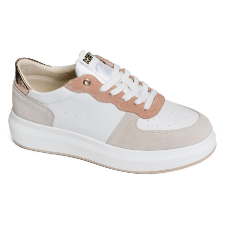 SINISA Blanc Beige, Sneakers basses Keys