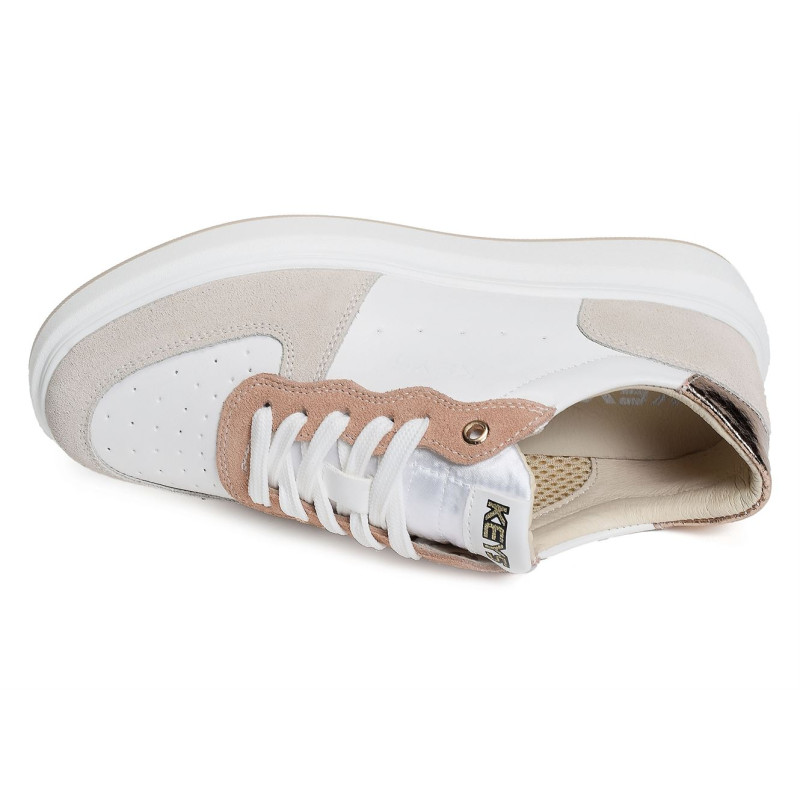 SINISA Blanc Beige, Sneakers basses Keys