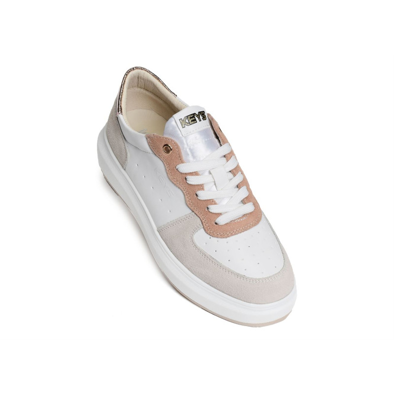 SINISA Blanc Beige, Sneakers basses Keys