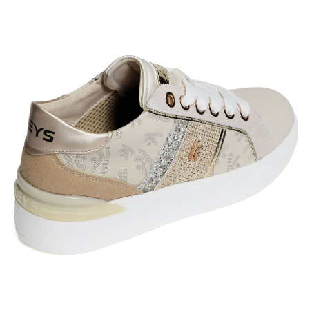 EDER Beige Or, Sneakers basses Keys