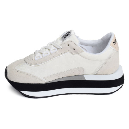 BOOM JOGGER Blanc Beige, Sneakers basses No Name