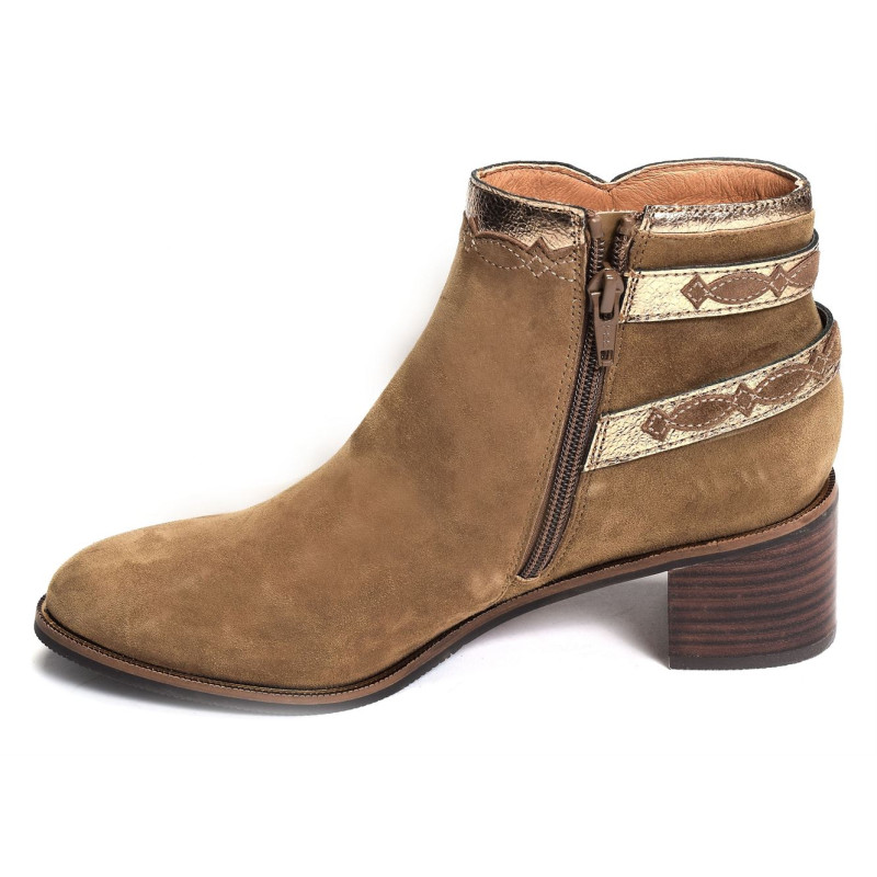 TESLA Taupe, Bottines Mam'zelle