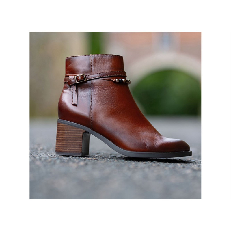 OKOU Marron, Bottines Mam'zelle